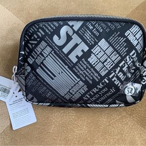 NWT Lululemon 1L Everywhere Belt Bag Manifesto Print